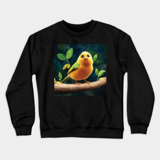 Cute Yellow Canary Crewneck Sweatshirt